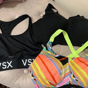 3 VS sports bras